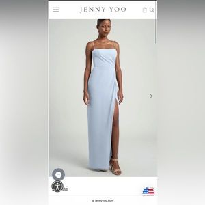 Jenny Yoo Demi Bridesmaid Dress Whisper Blue